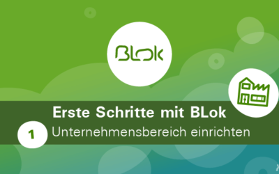 Unternehmensbereich in BLok einrichten