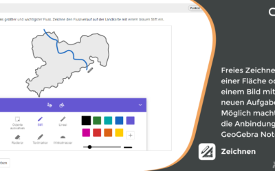 Aufgabentyp „Zeichnen“ für interaktive Tests und Prüfungen