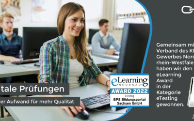 Digitale Prüfungen – Kompetenz erneut mit eLearning-Award ausgezeichnet!