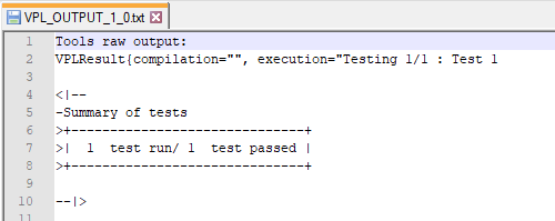 Ergebnisbericht: Programmieraufgabe in der ONYX Prüfungssoftware